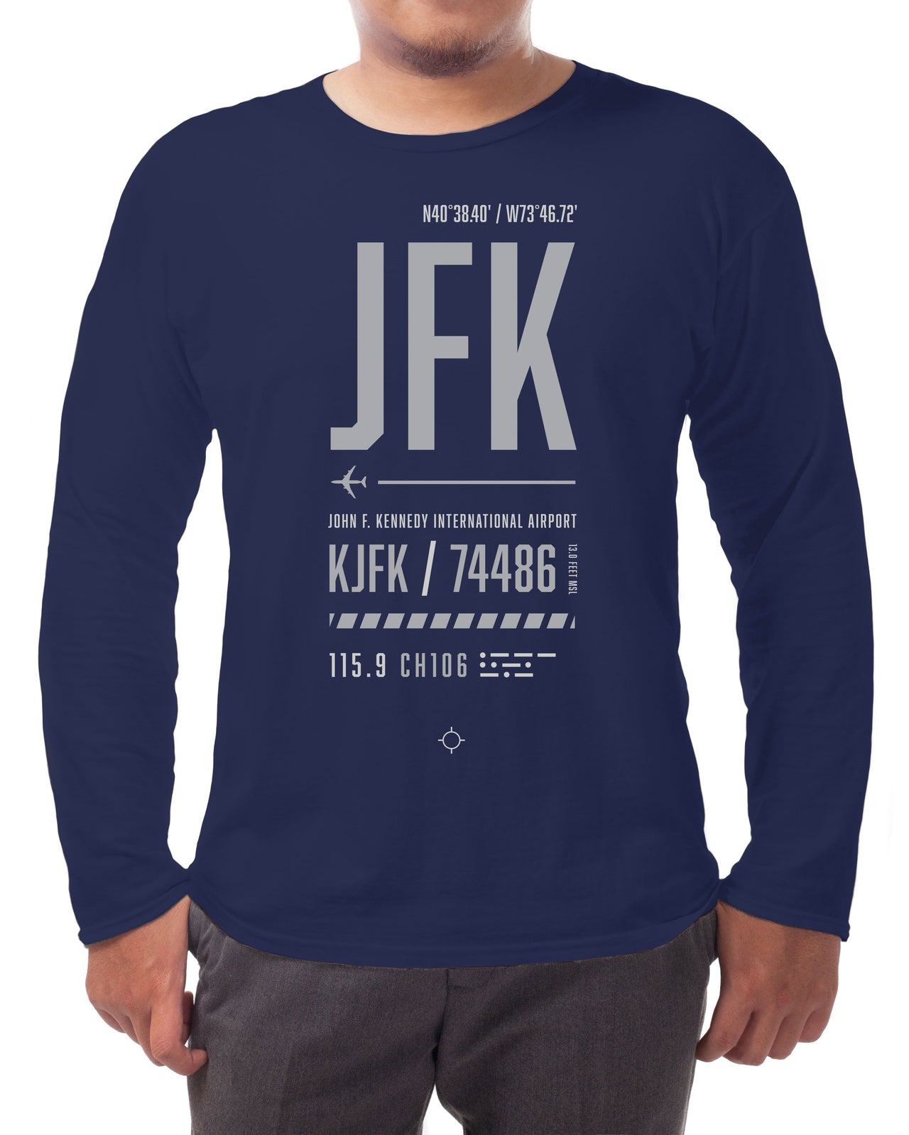 JFK International - Long-sleeve T-shirt