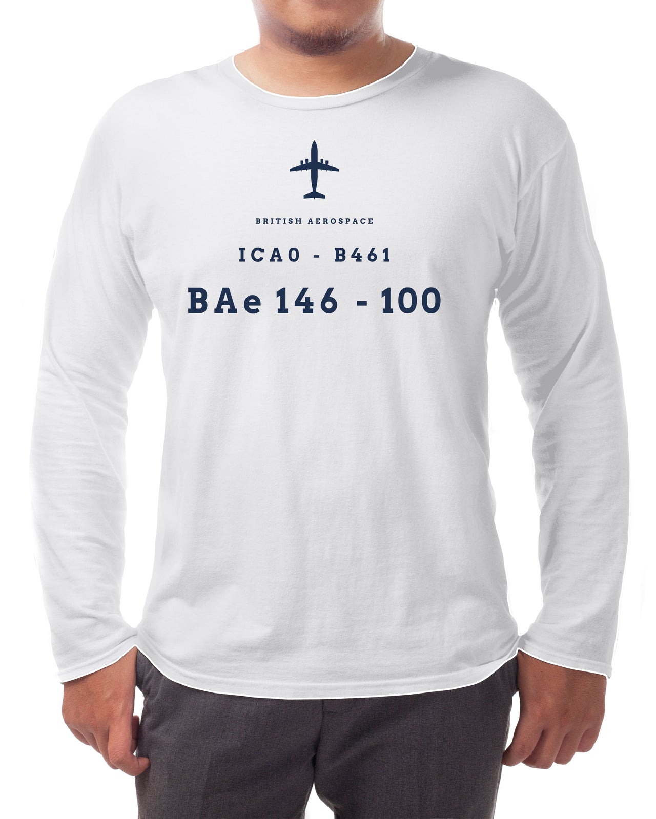 BAe 146 Designator - Long-sleeve T-shirt