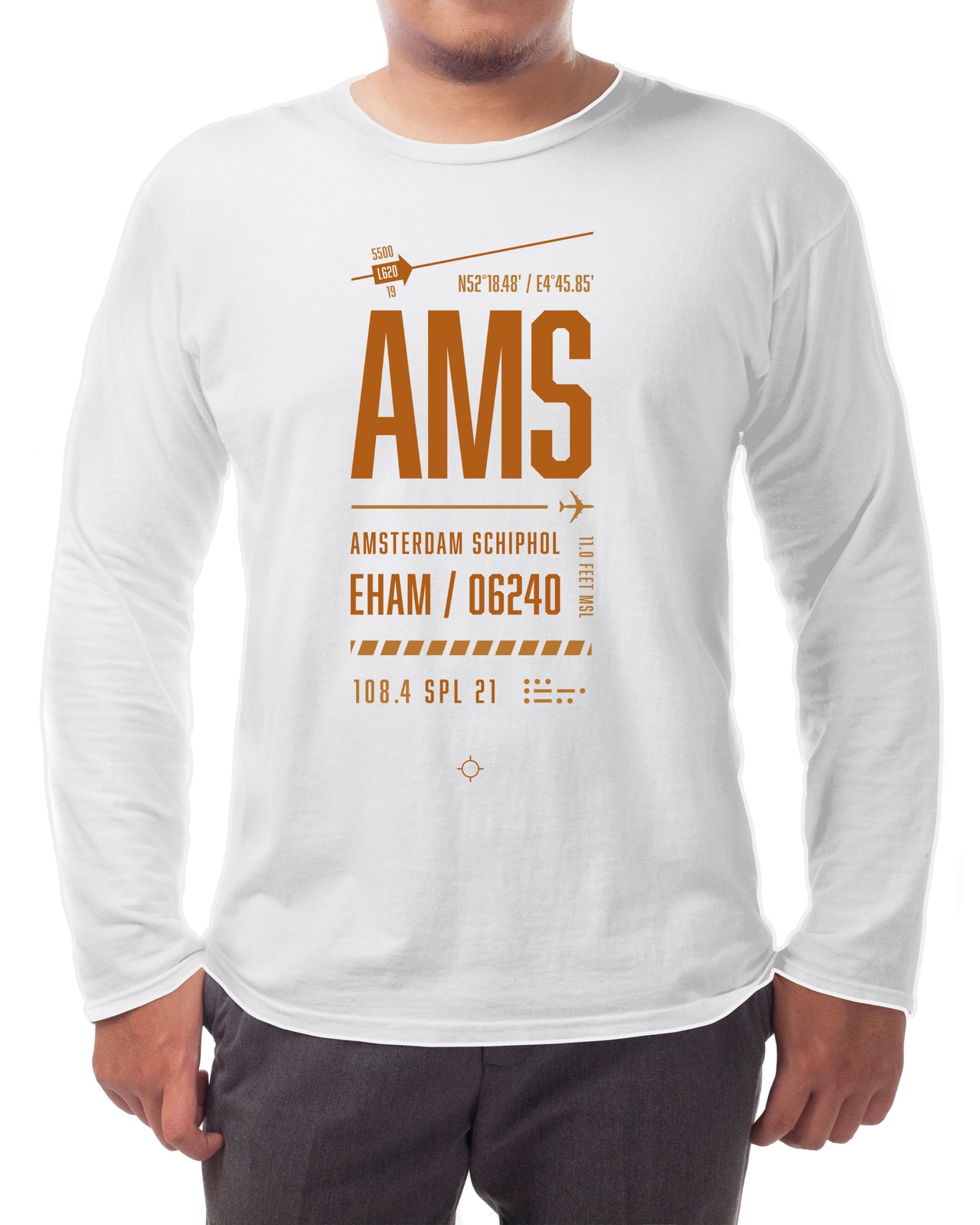 Amsterdam Schiphol - Long-sleeve T-shirt