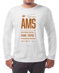 Thumbnail for Amsterdam Schiphol - Long-sleeve T-shirt