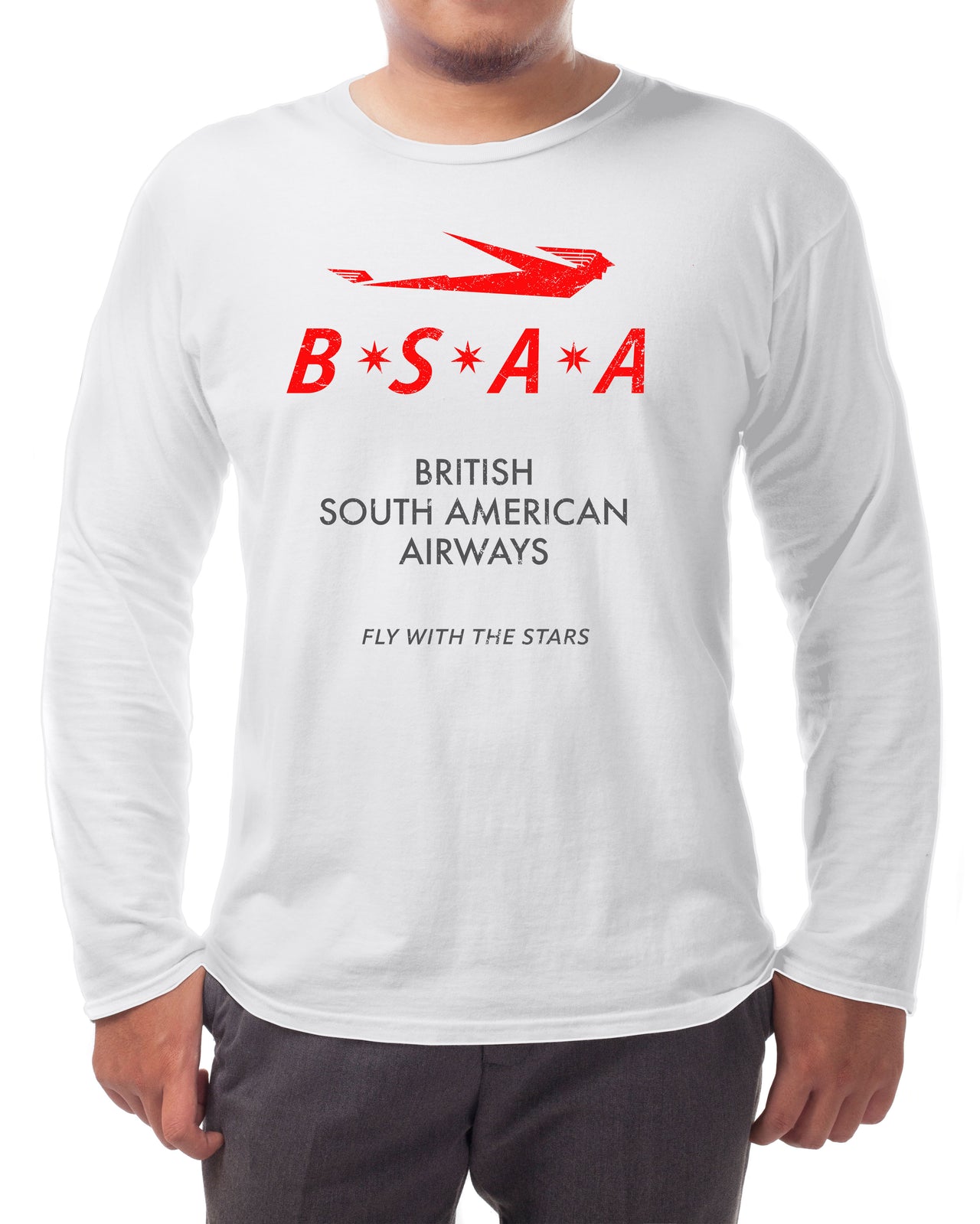 British South American Airways Vintage - Long-sleeve T-shirt