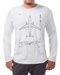 Thumbnail for Airbus A330-200 - Long-sleeve T-shirt