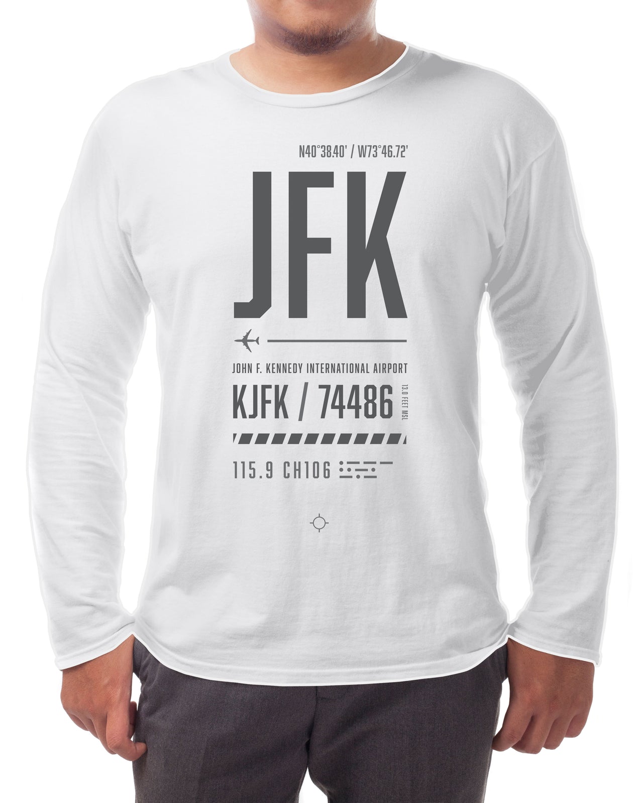 JFK International - Long-sleeve T-shirt