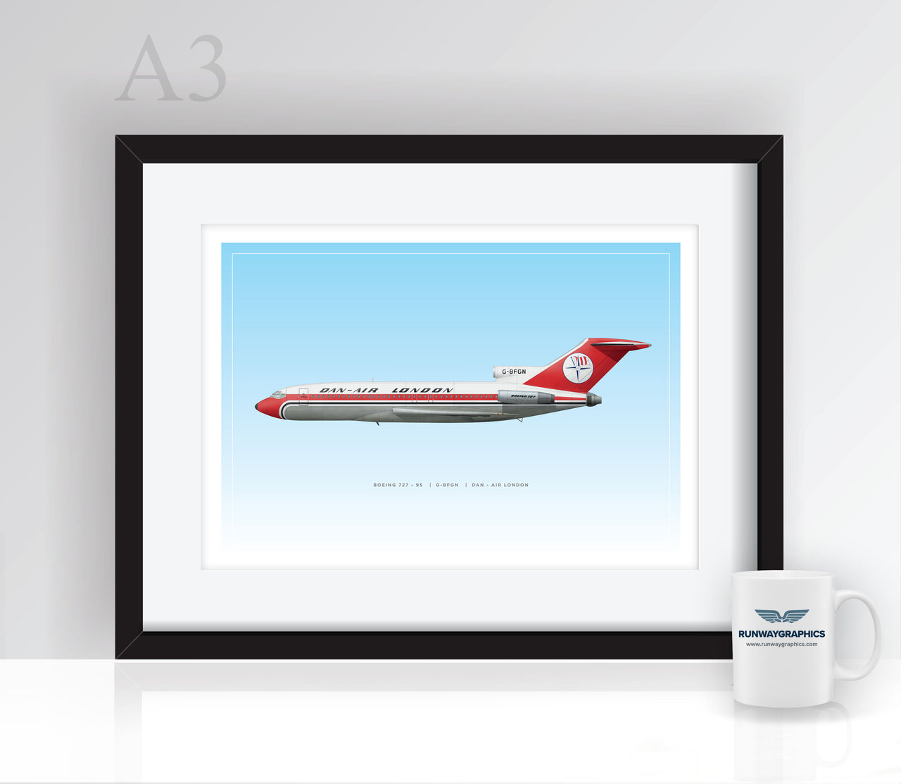 Boeing 727-95 - Poster