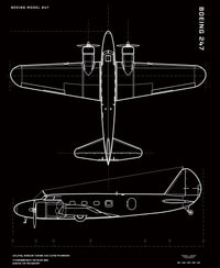 Thumbnail for Boeing 247 - Long-sleeve T-shirt