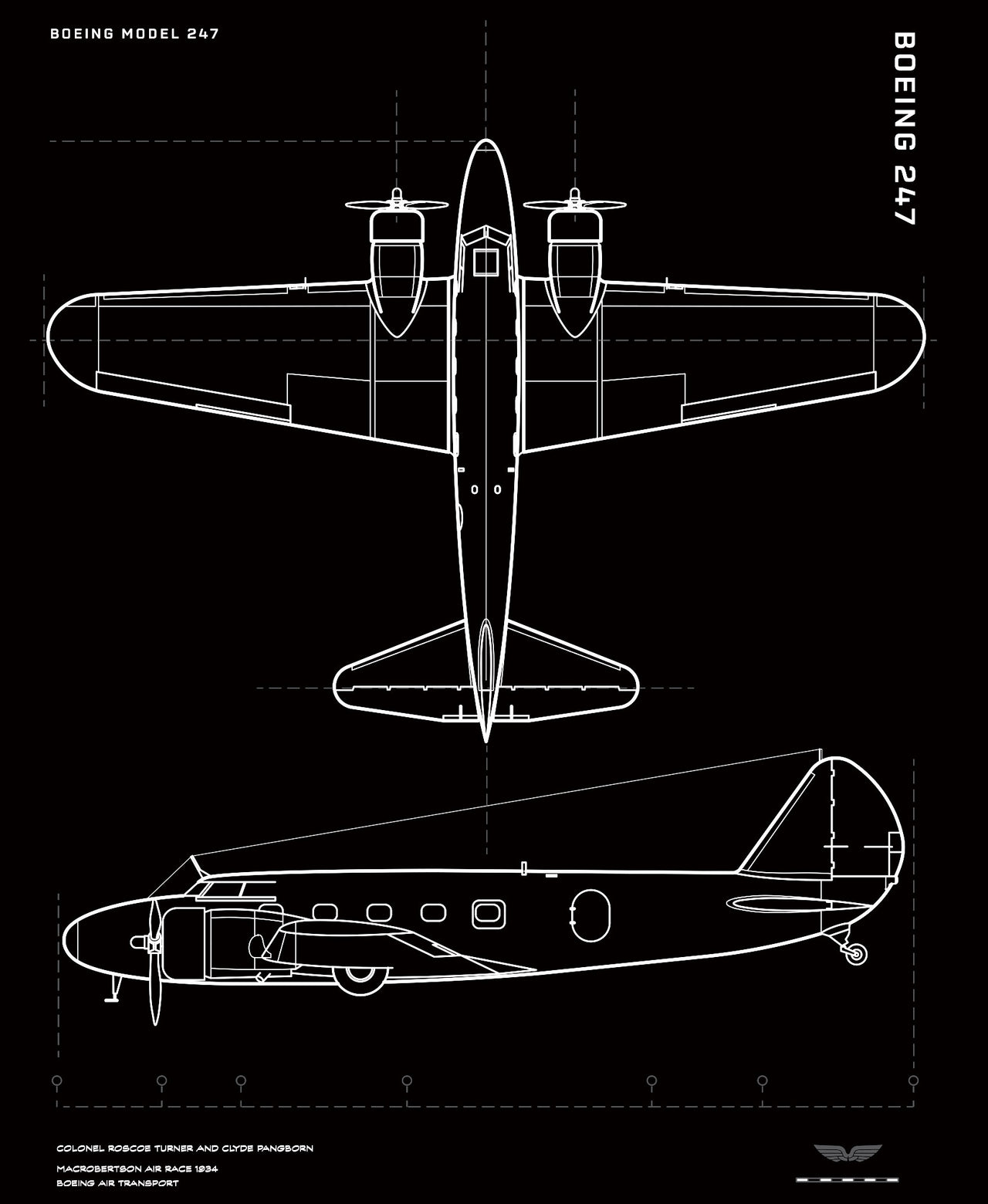 Boeing 247 - T-shirt