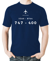 Thumbnail for Boeing 747-400 Designator - T-shirt