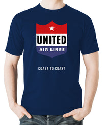 Thumbnail for United Airlines Vintage - T-shirt