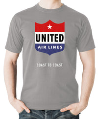 Thumbnail for United Airlines Vintage - T-shirt