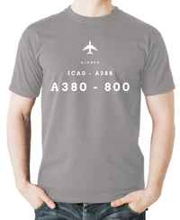 Thumbnail for Airbus A380-800 Designator - T-shirt