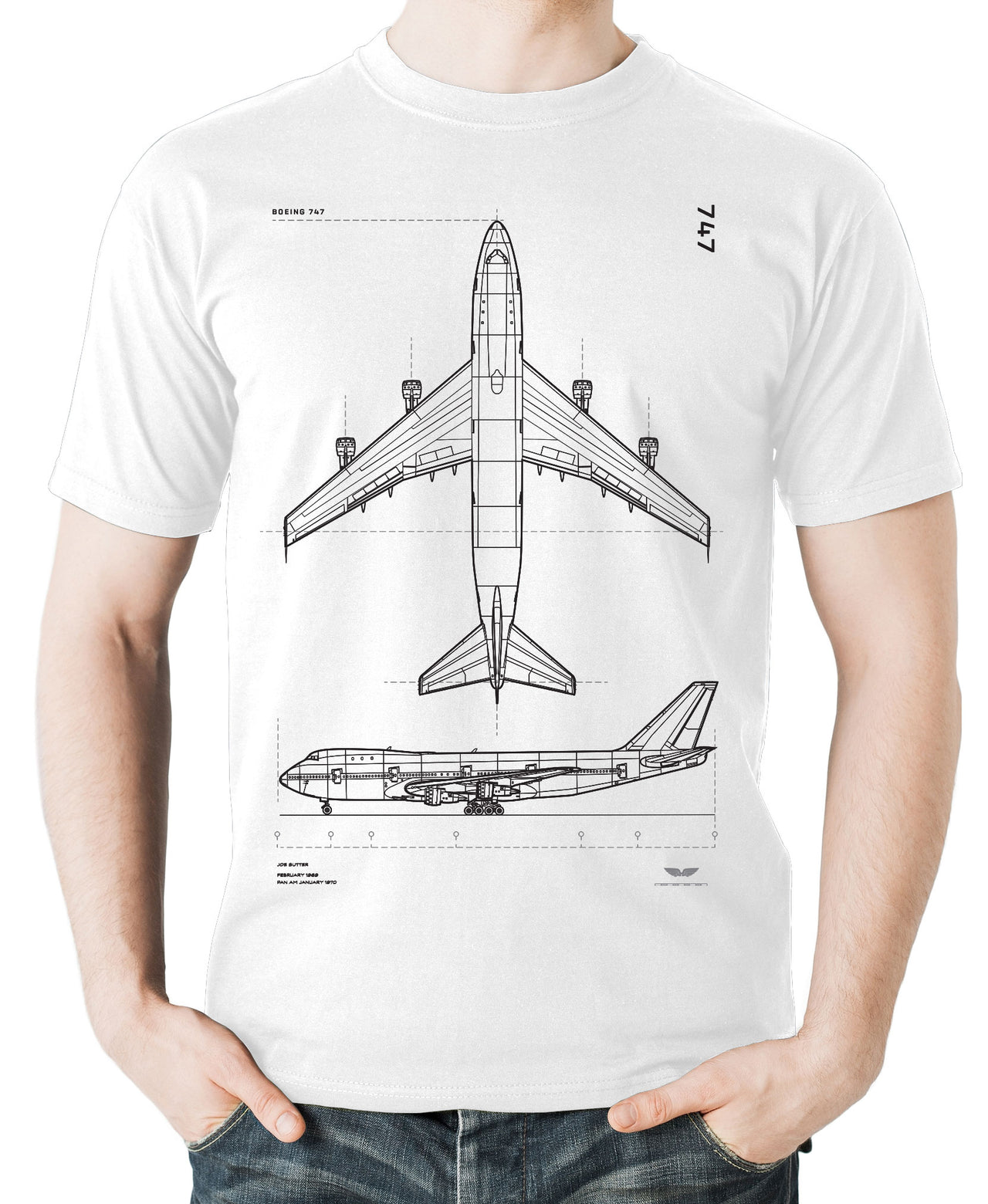 Boeing 747 - T-shirt