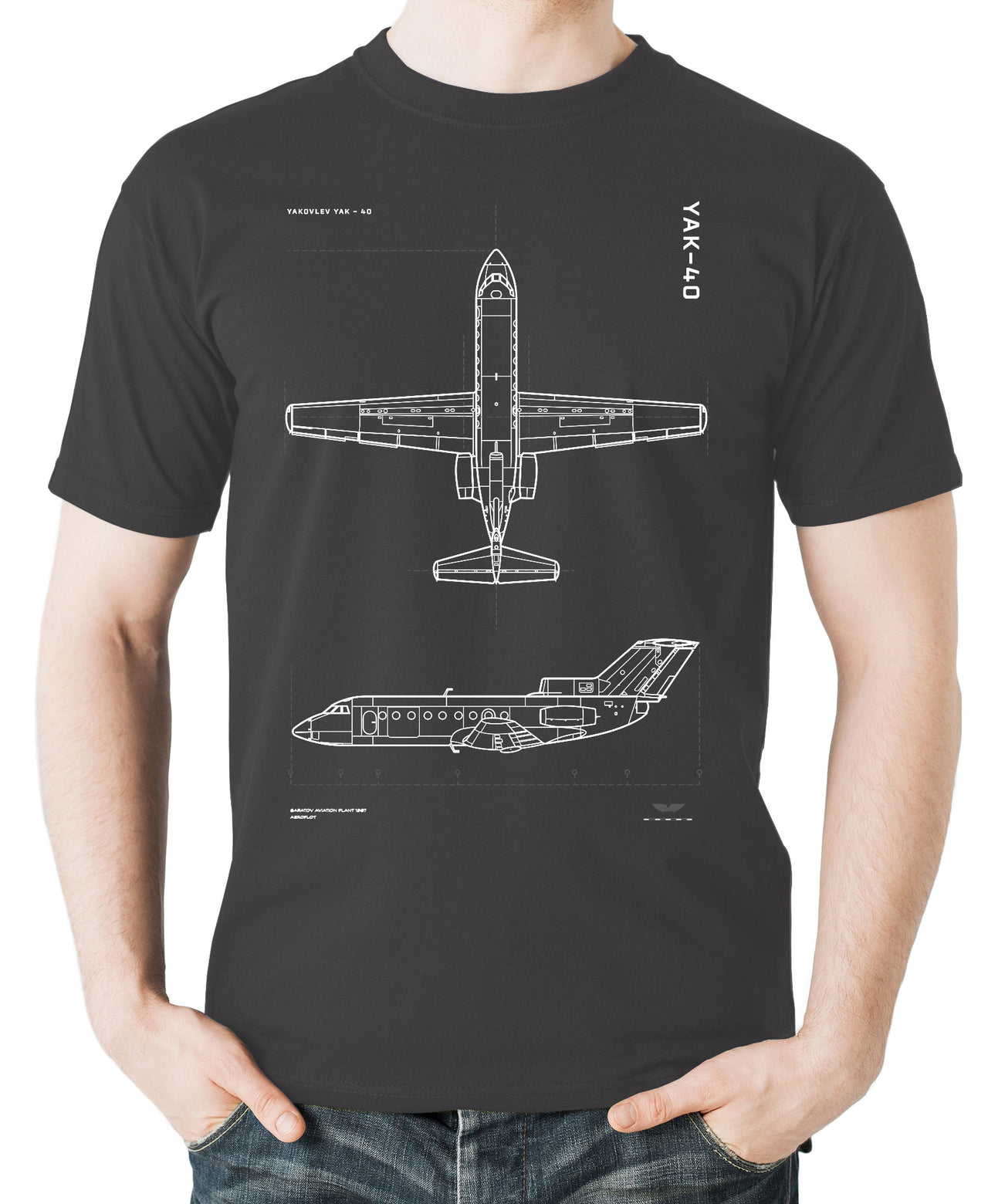 Yakovlev Yak-40 - T-shirt