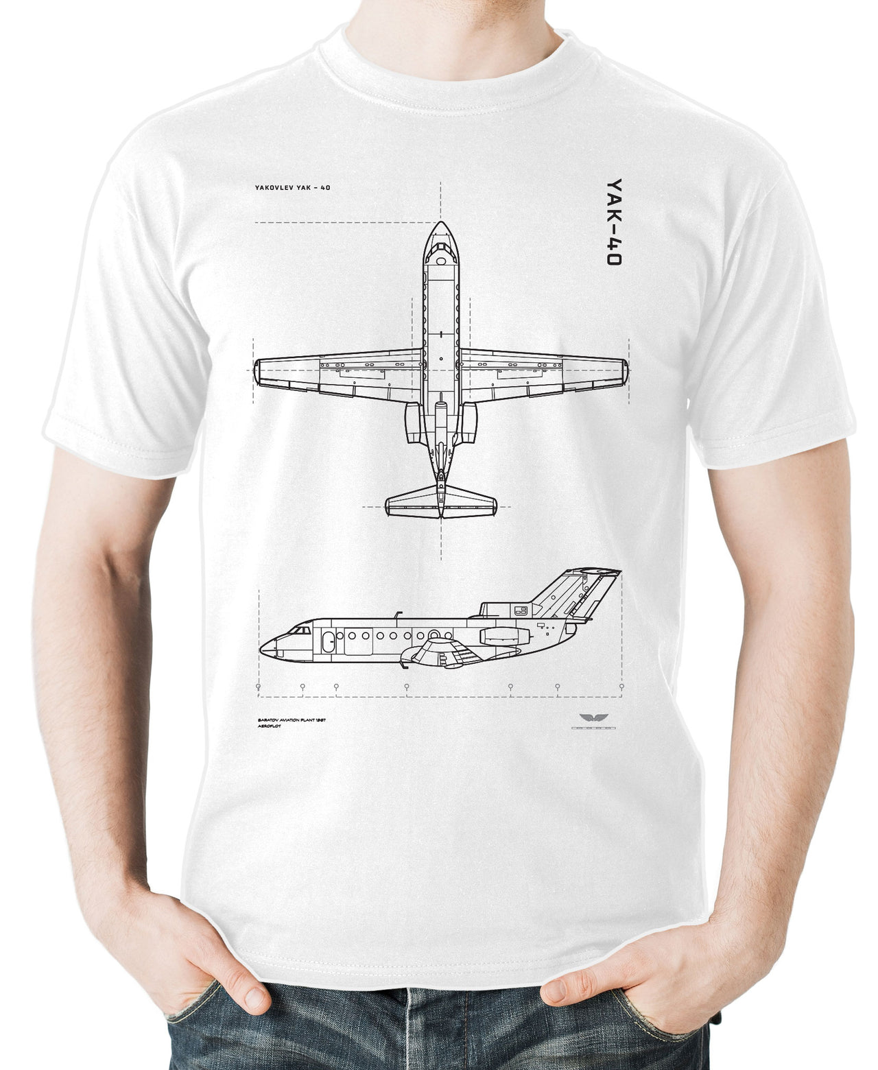 Yakovlev Yak-40 - T-shirt