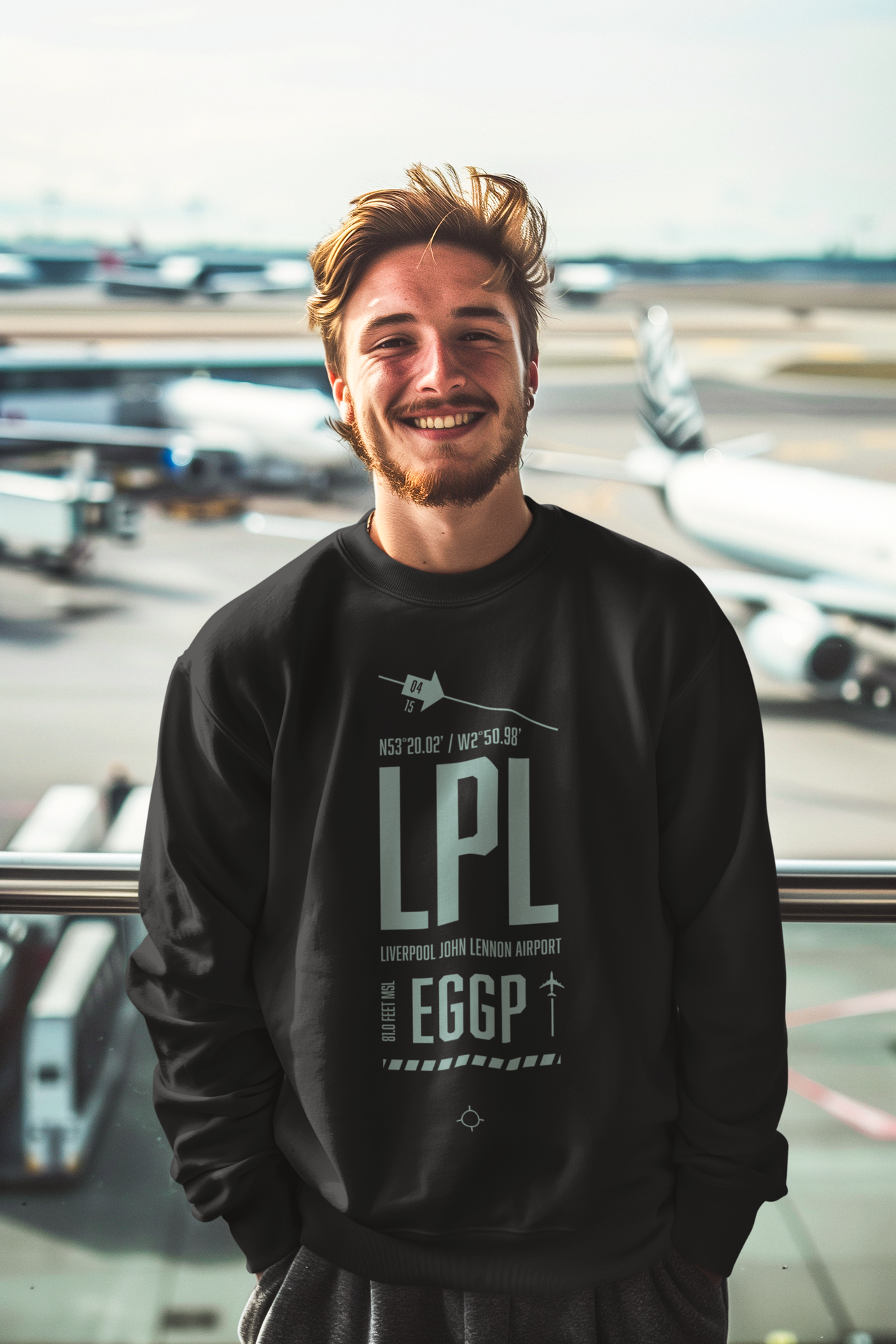 Liverpool John Lennon Airport - Sweatshirt