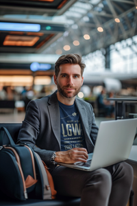 Thumbnail for London Gatwick Airport - Long Sleeve Tee